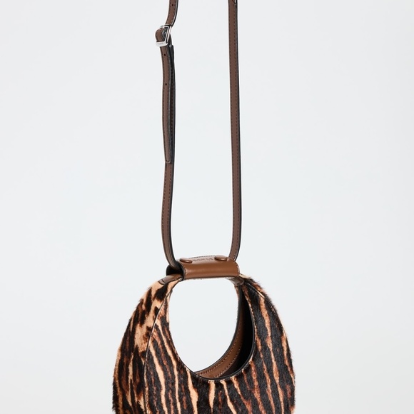 STAUD Lady Leopard Good Night Moon Top Handle Bag - Picture 10 of 15